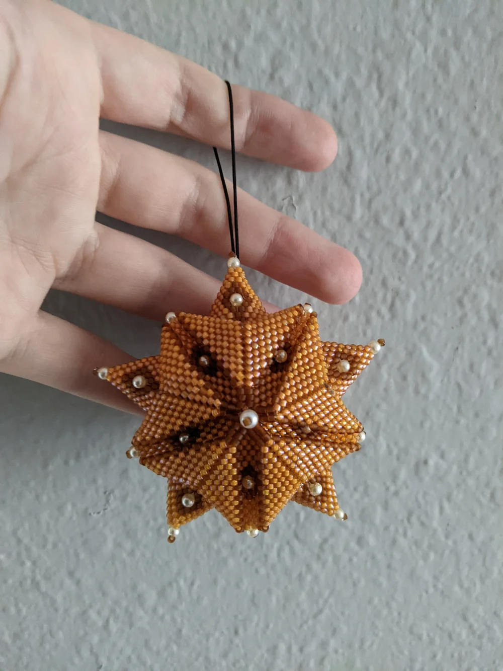Handcrafted Beaded Star Ornament